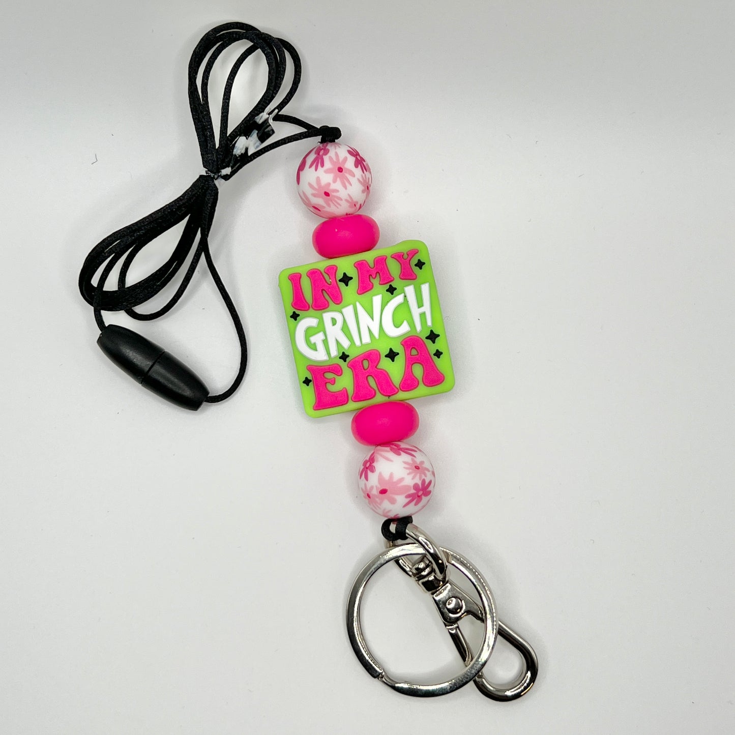 Pink Grinch Era Lanyard