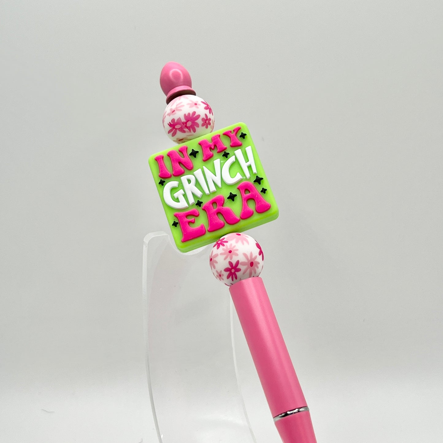 Pink Grinch Era Metal Pen
