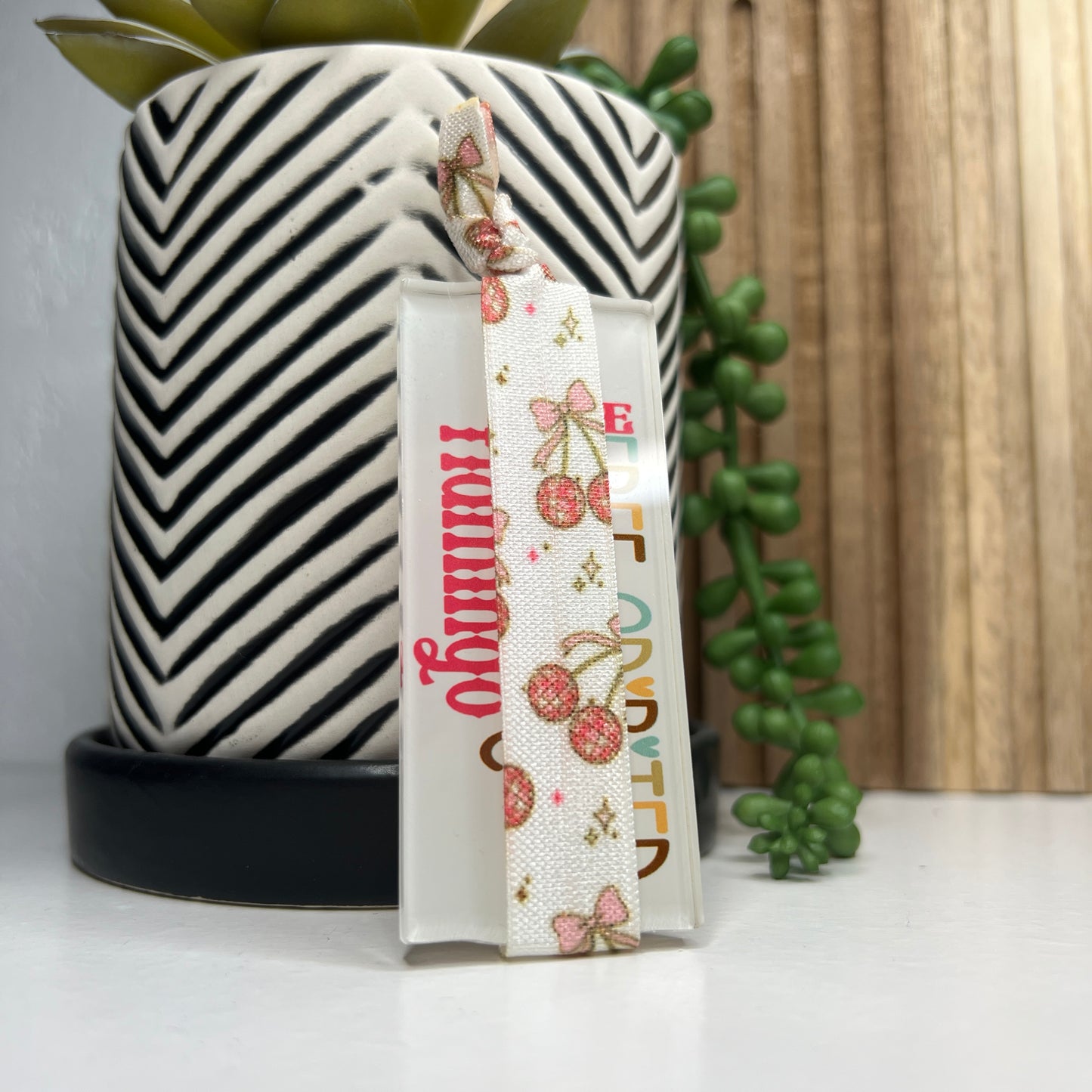 Disco Cherries Hair Tie Set