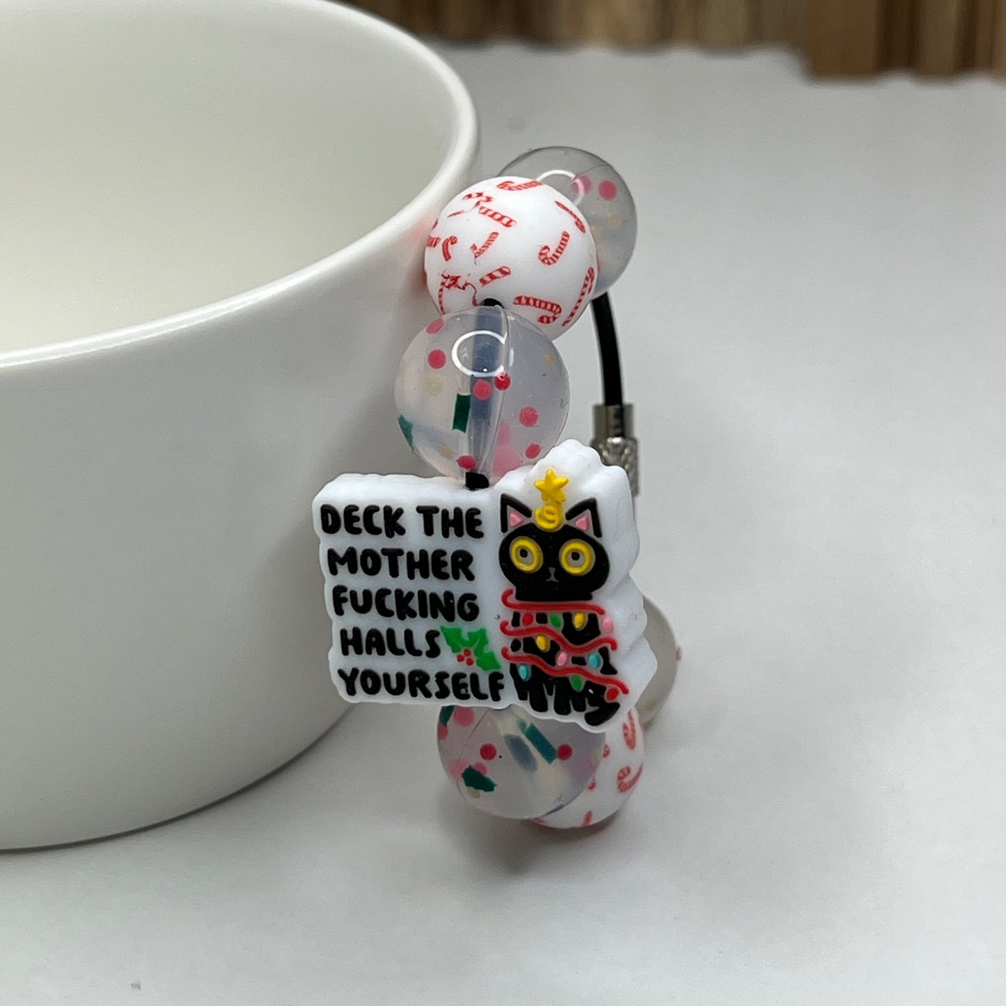 Deck Mother F**king Halls Cup Charm