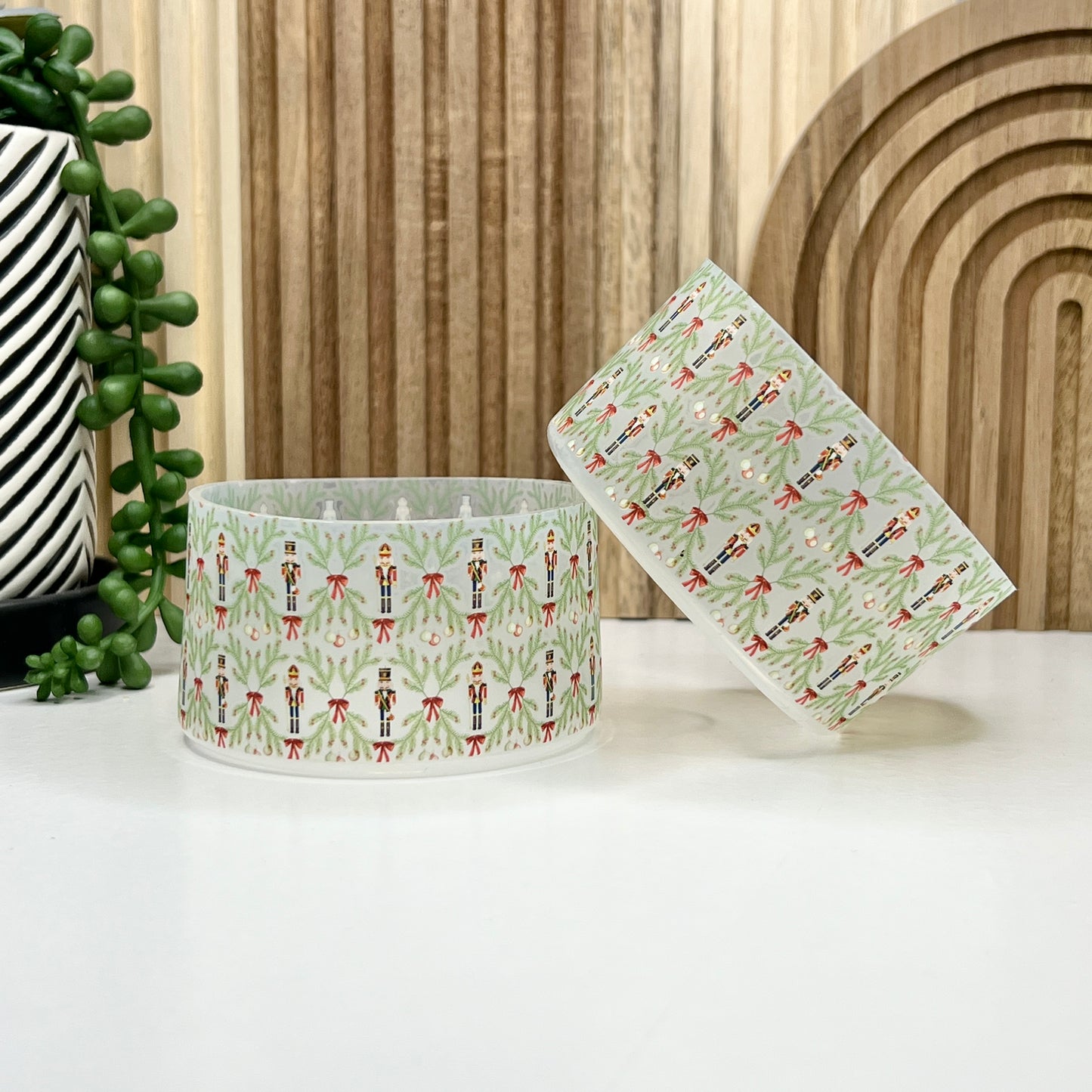 Clear Nutcracker Tumbler Boot