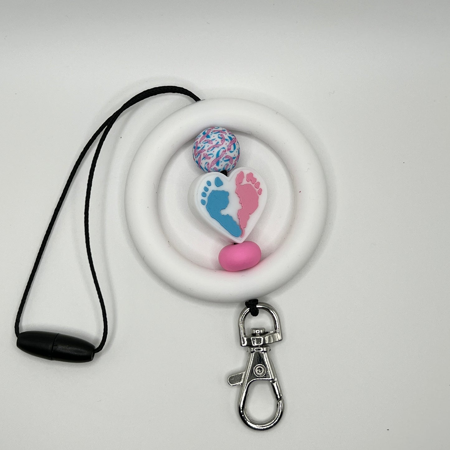 Pregnancy & Infant Loss Footprint Car Charm
