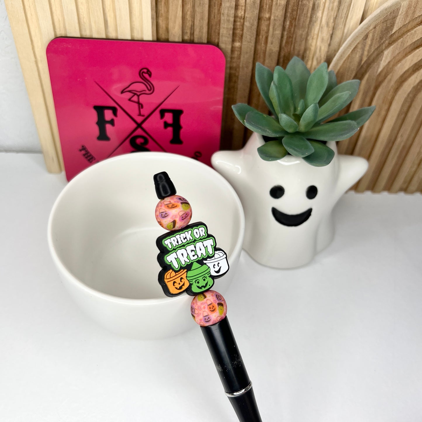 Happy Bucket Trio Plastic Pen