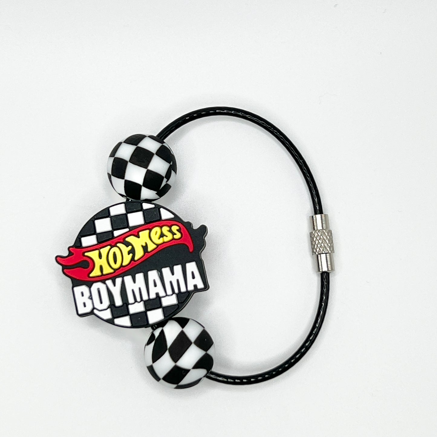 Hot Mess Boy Mama Cup Charm