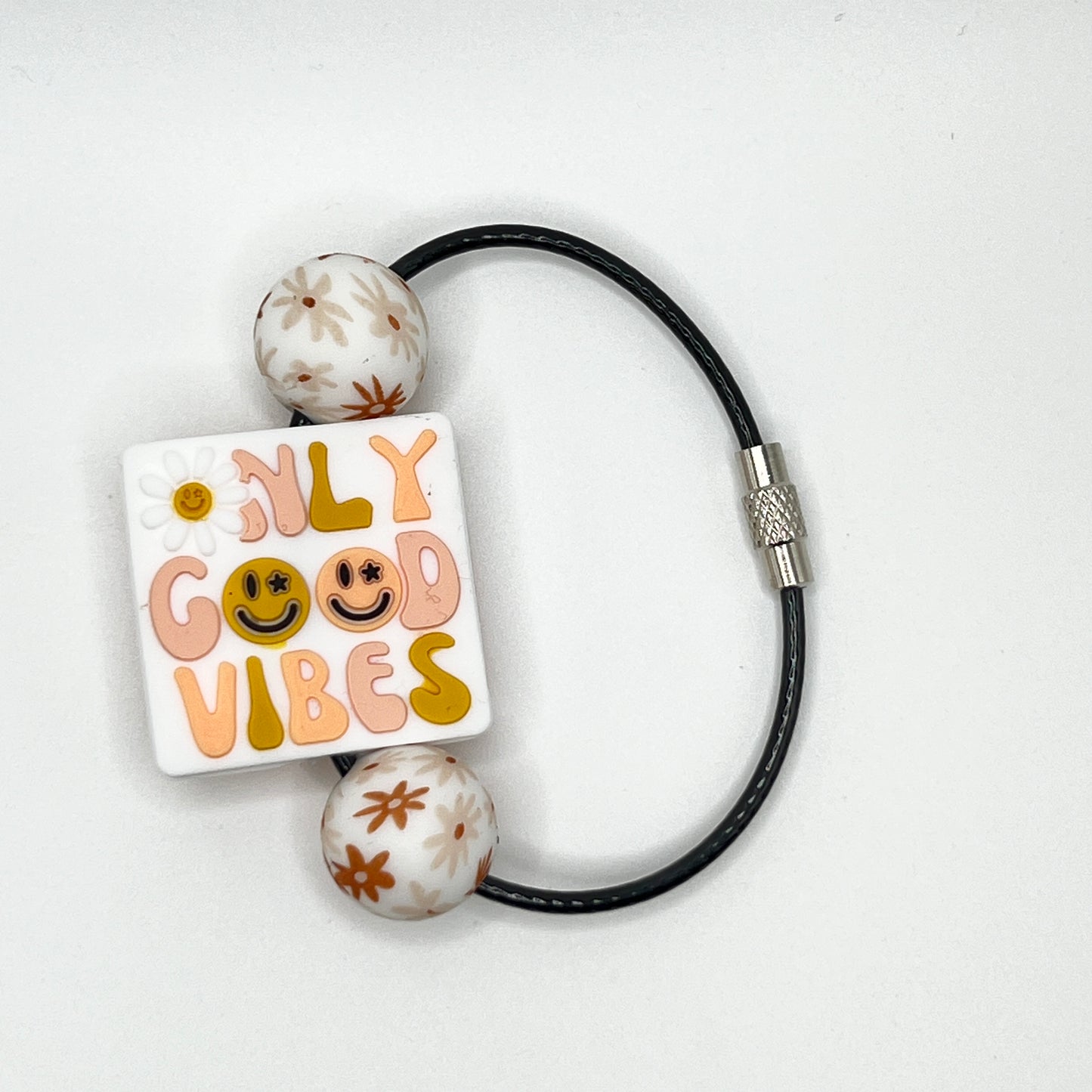 Good Vibes Cup Charm