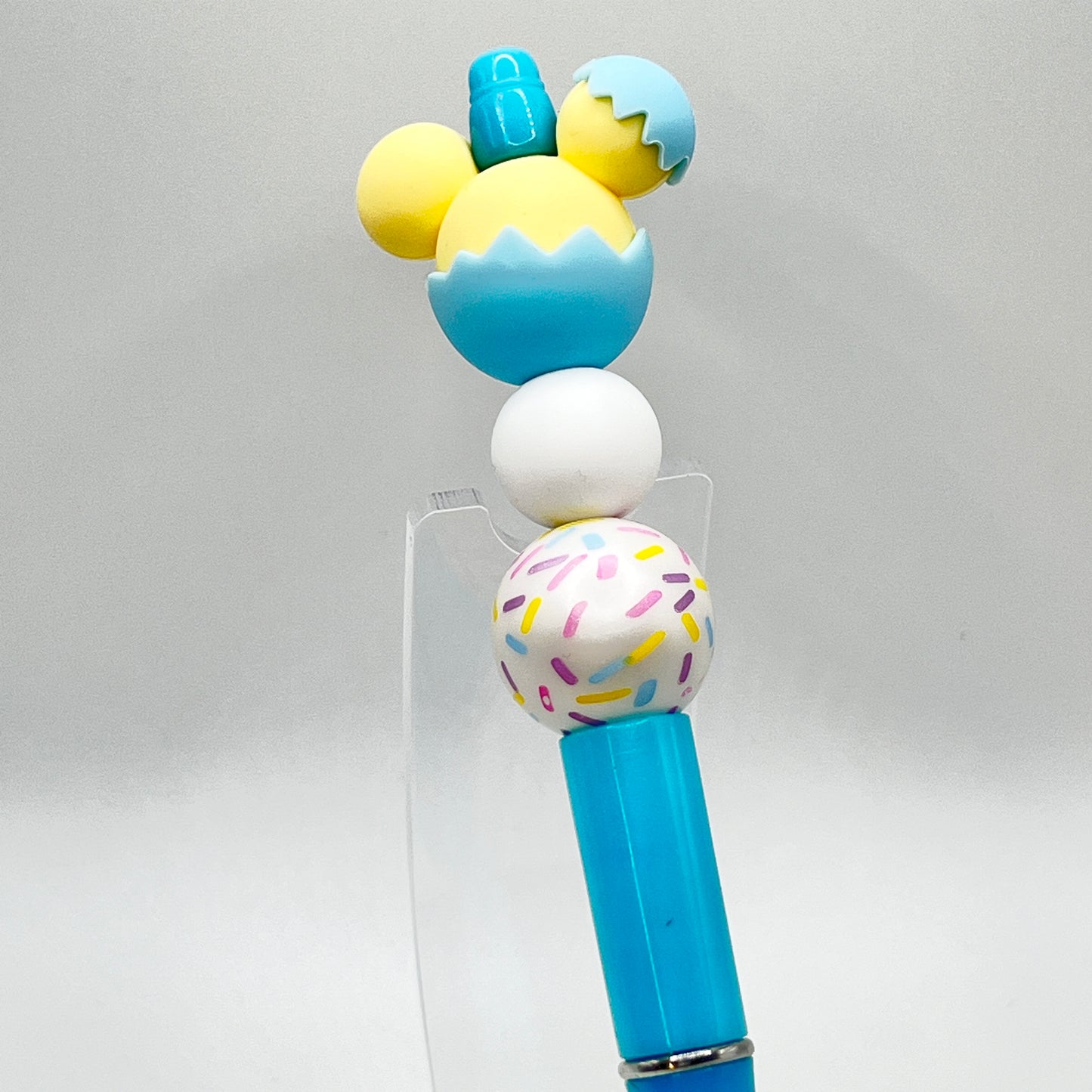 Blue Mouse Egg Plastic Pen