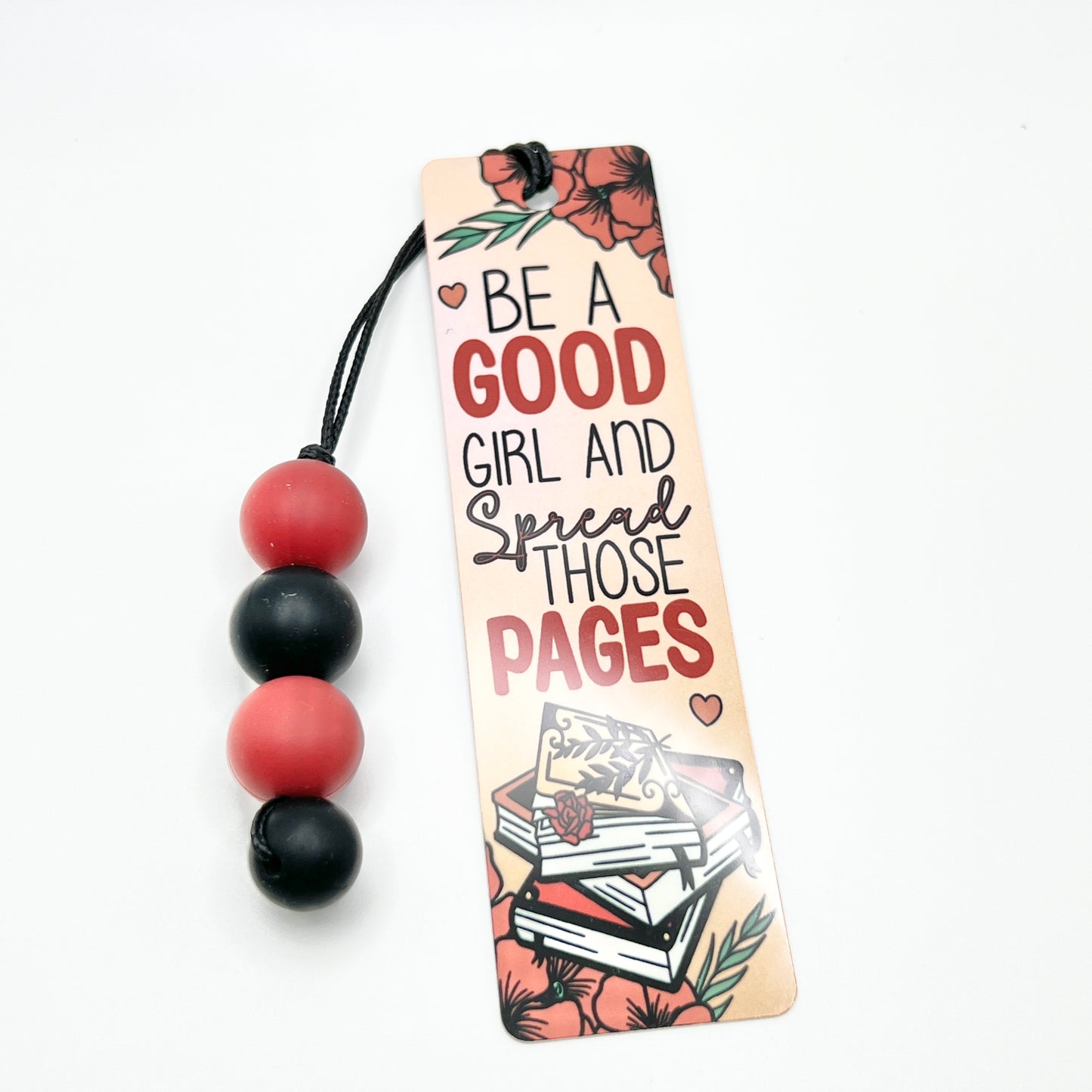 Good Girl, Pages Bookmark w/Beads