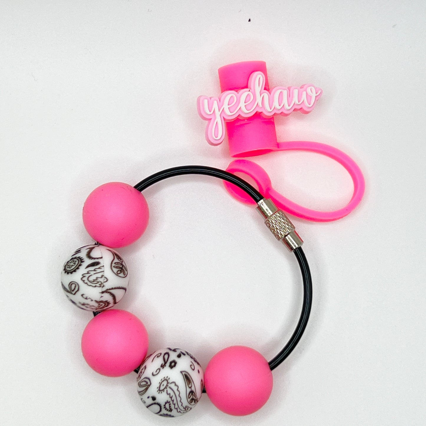 Yeehaw Hanky Cup Charm w/Topper