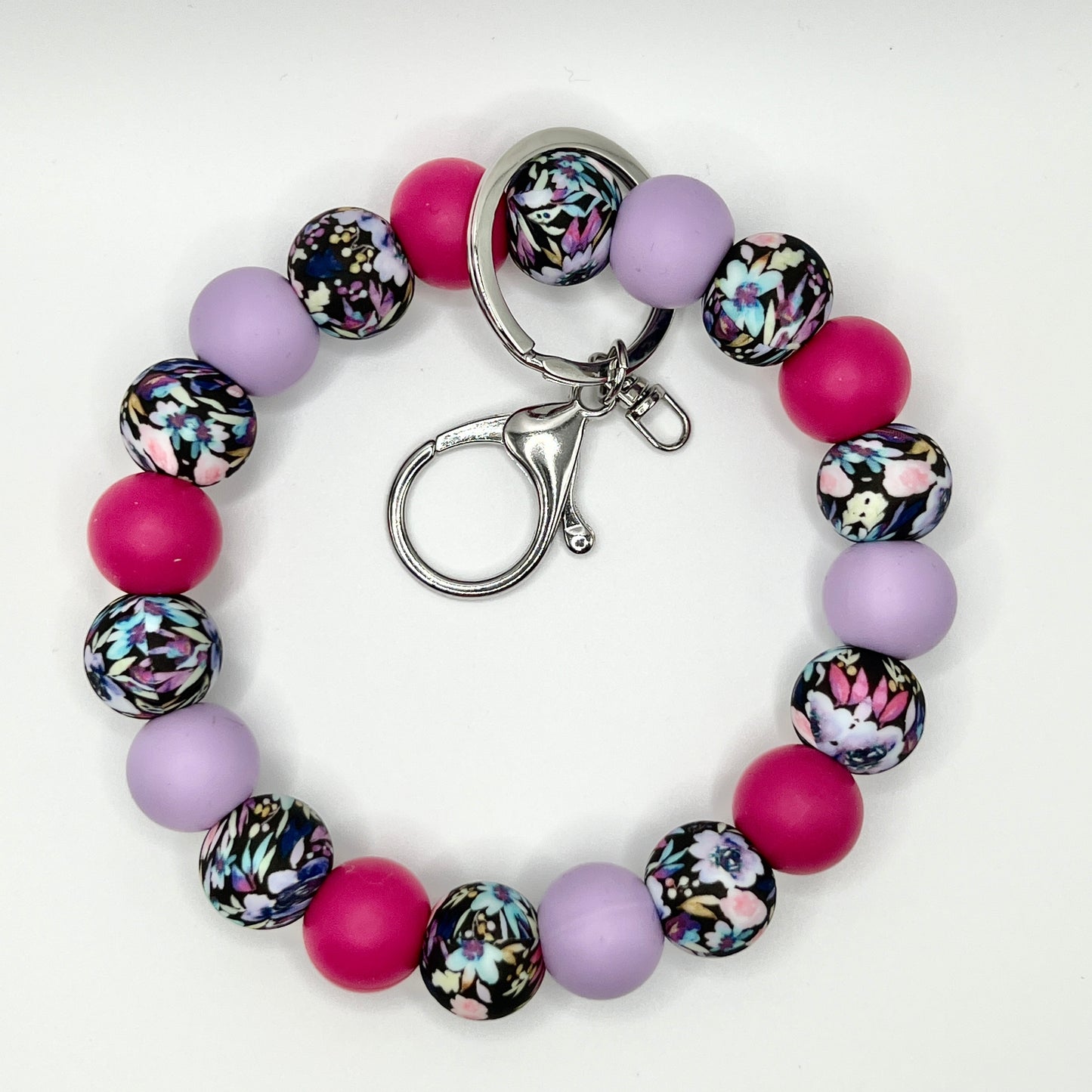 Midnight Blossom Wristlet