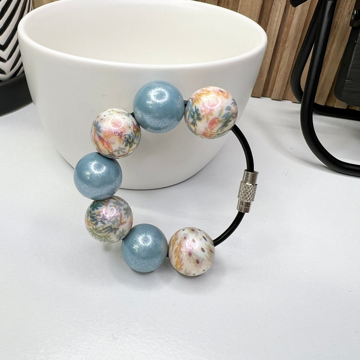 Opal Wildflowers Cup Charm