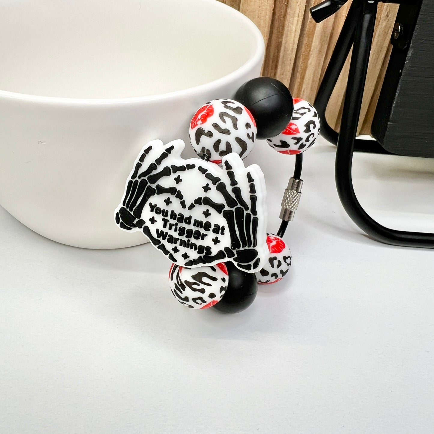 Trigger Warning Cup Charm