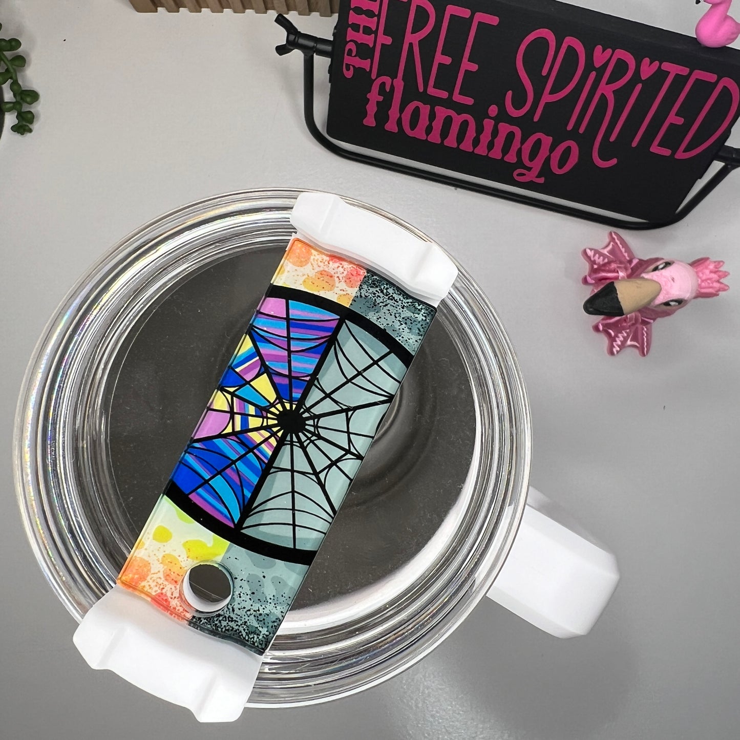 Goth & Rainbow Girl Tumbler Tag