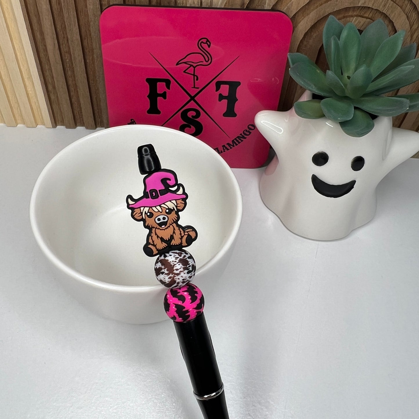 Witchy Moo Plastic Pen