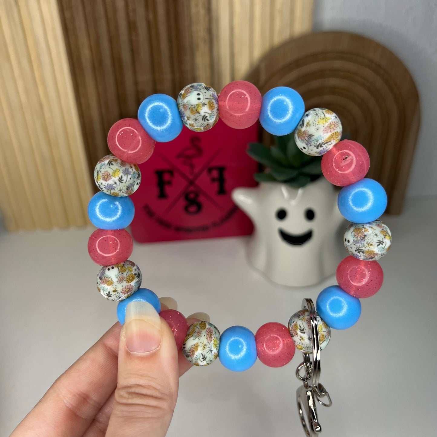 Floral Ghosts Wristlet