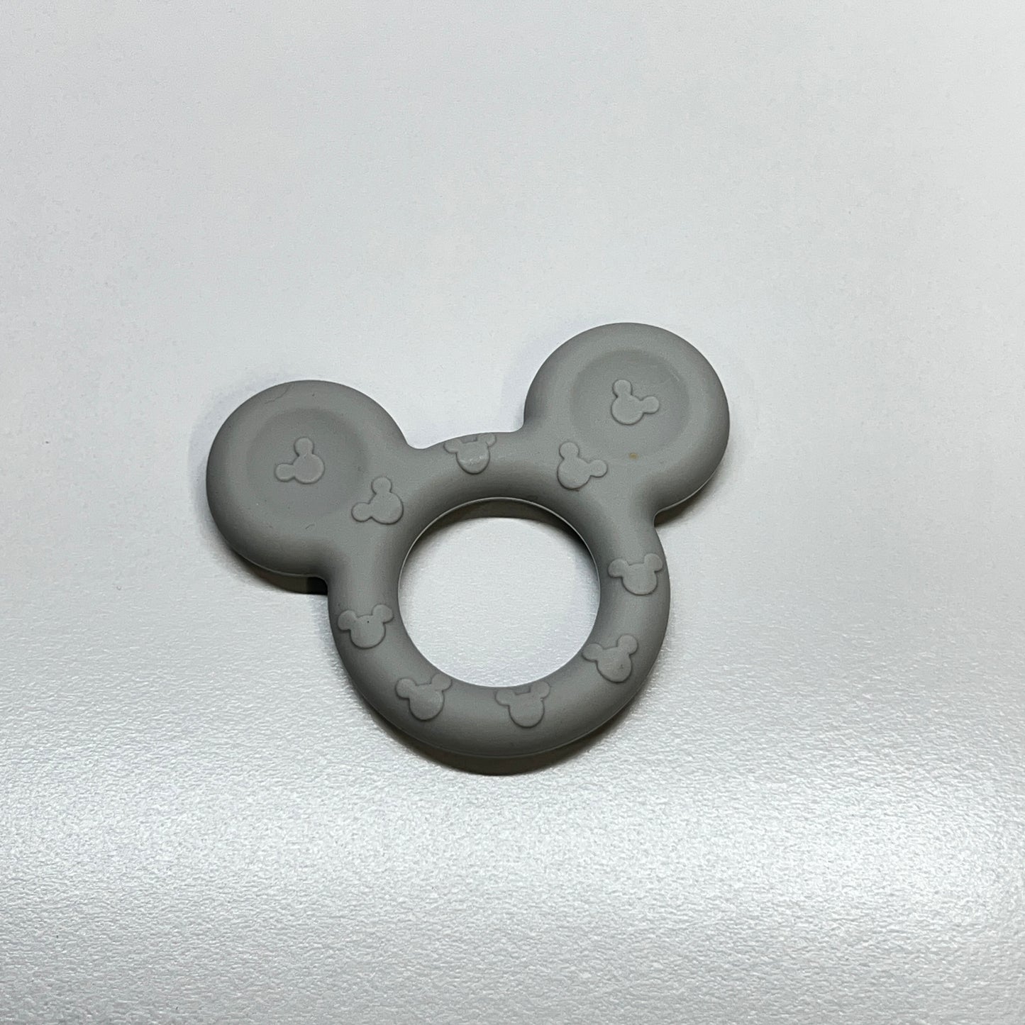 Light Gray Mouse Head Teether