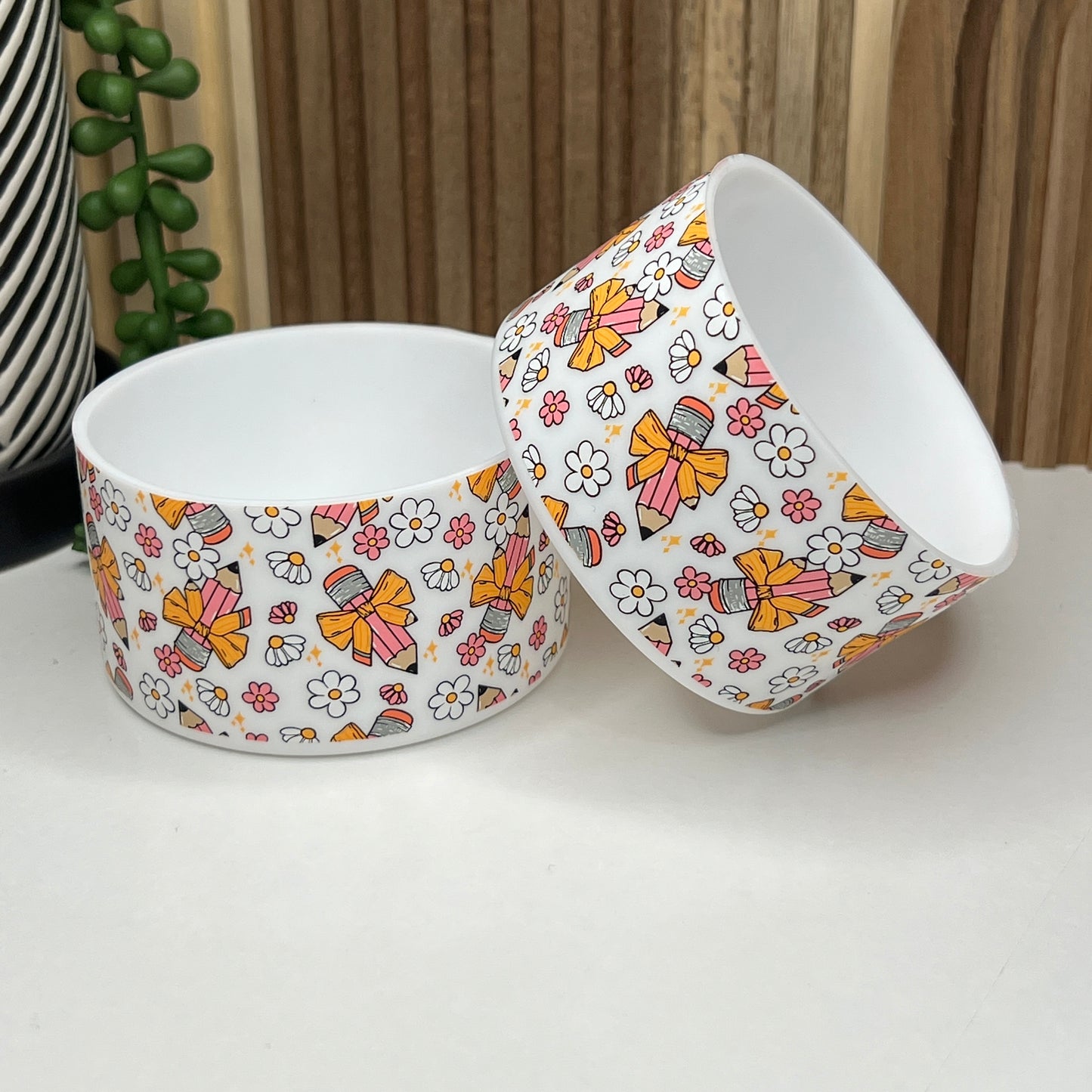 Pencil Bow Tumbler Boot