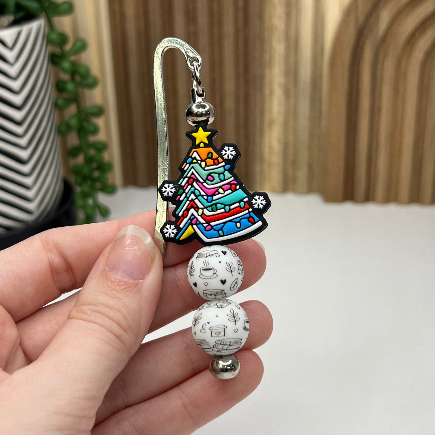 All Booked Beaded Bookmark