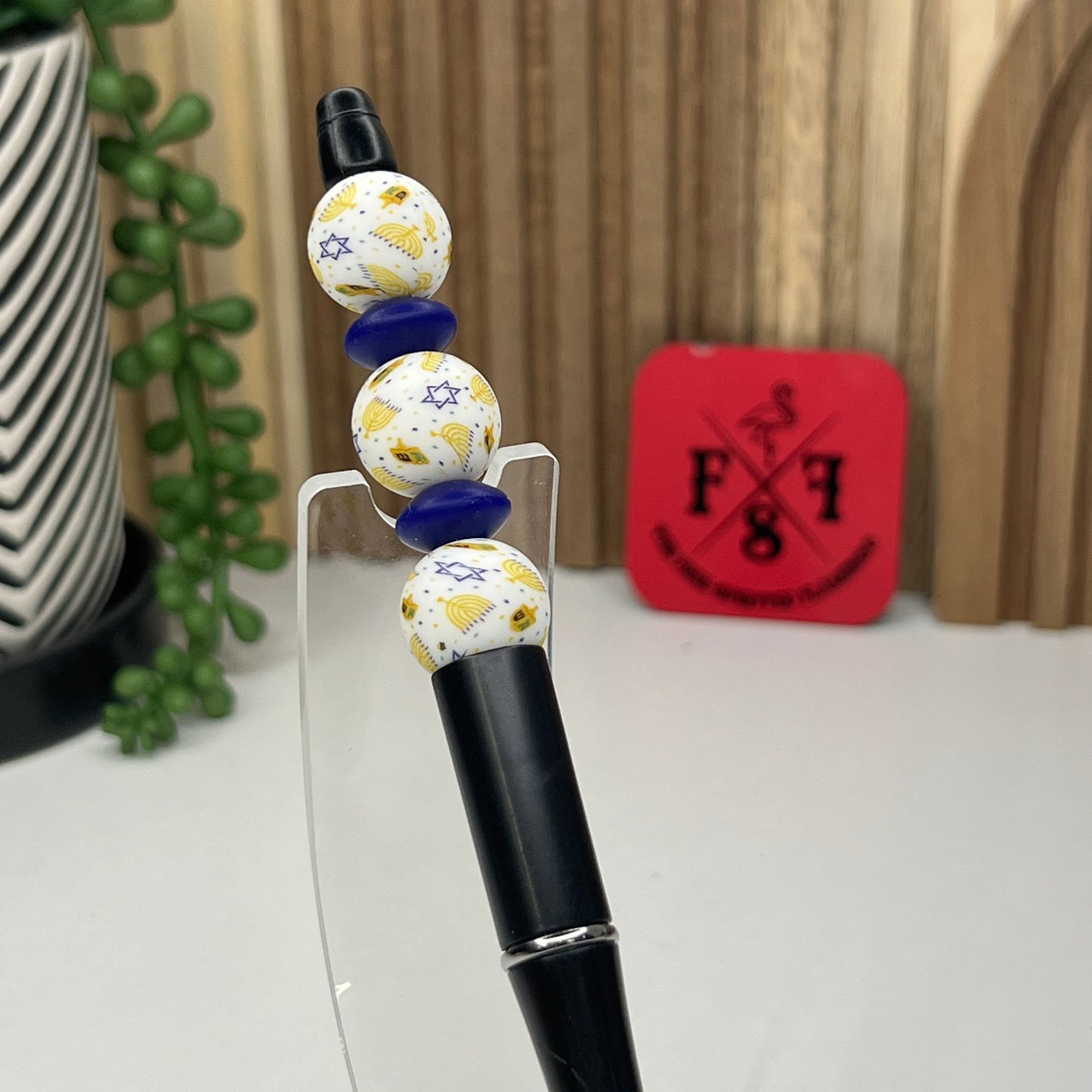 Hanukkah Plastic Pen