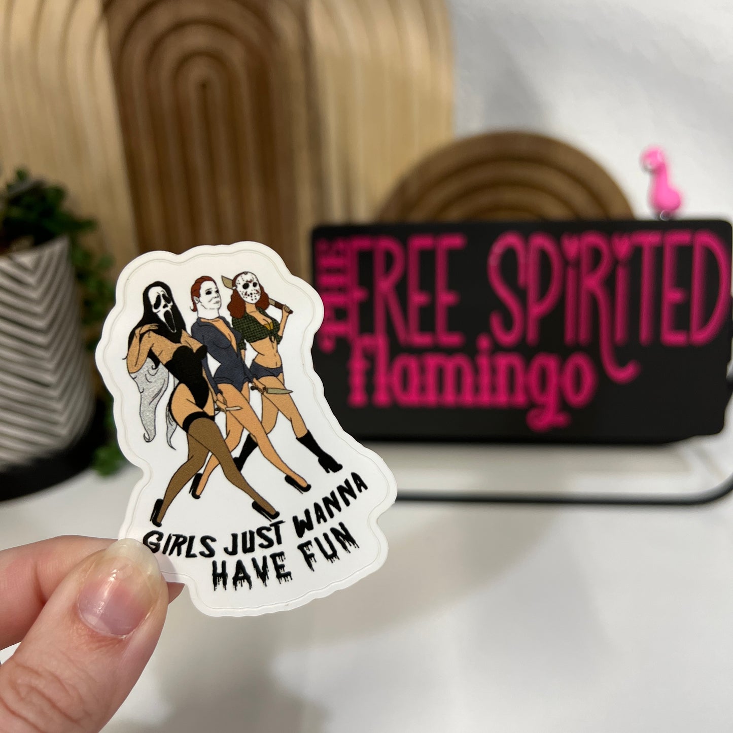 Girls Just Wanna Have Fun Sticker