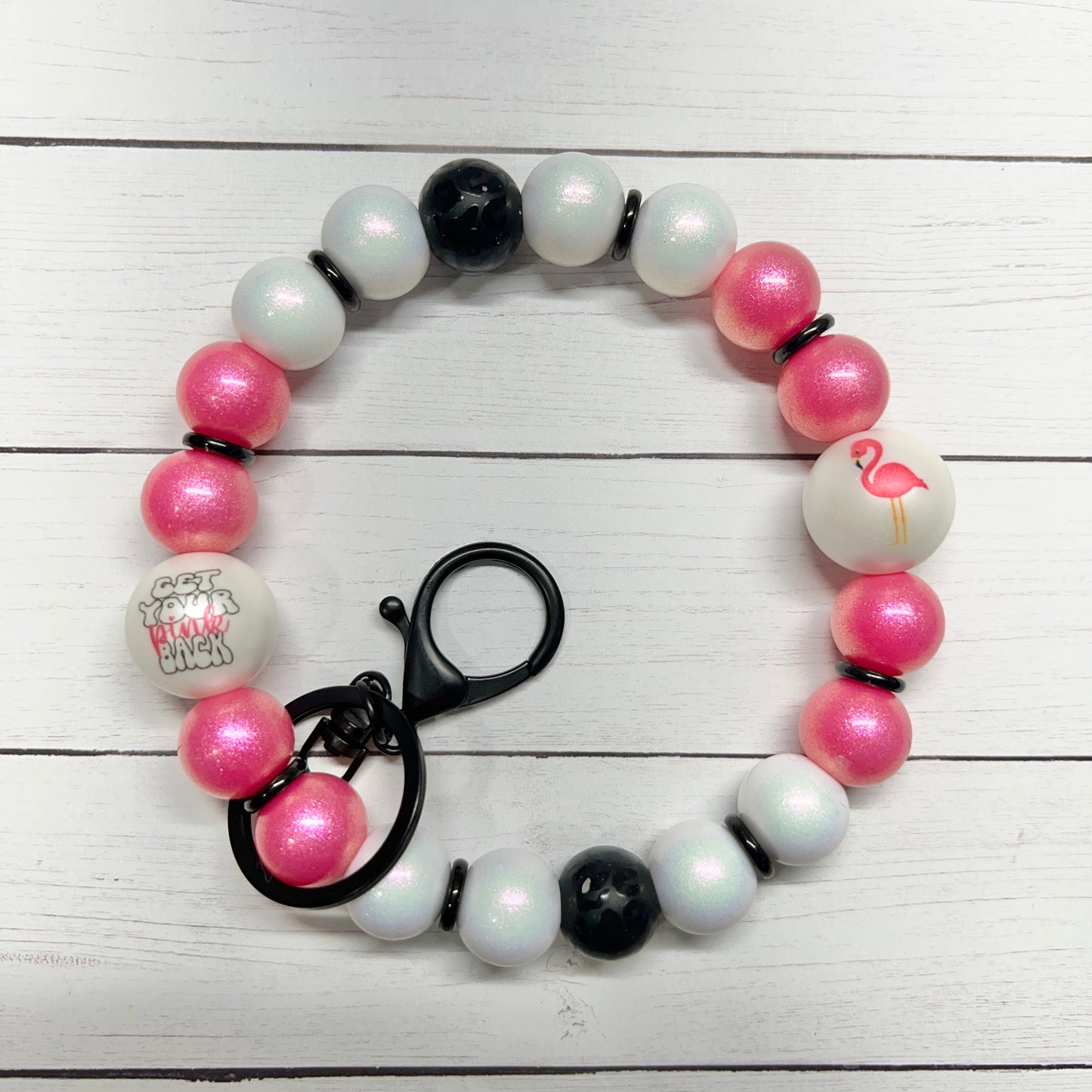 GYPB Opal w/Black Leopard Jeweled Wristlet