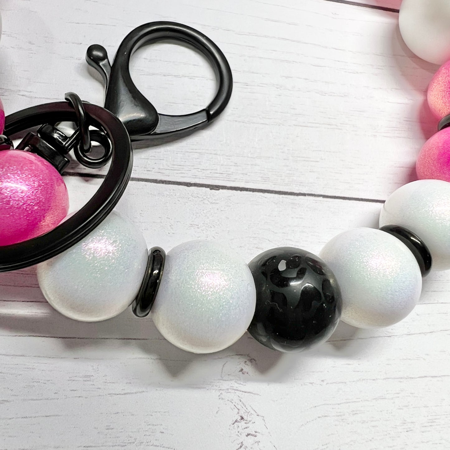 GYPB Opal w/Black Leopard Jeweled Wristlet