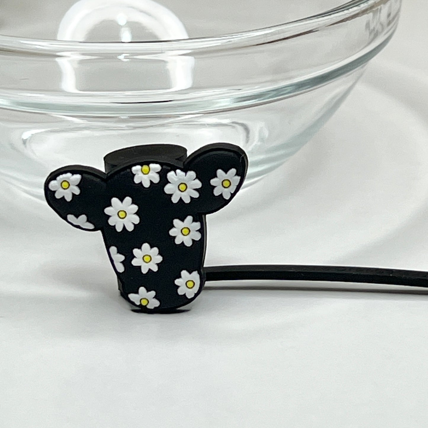 Daisy Cow Straw Topper