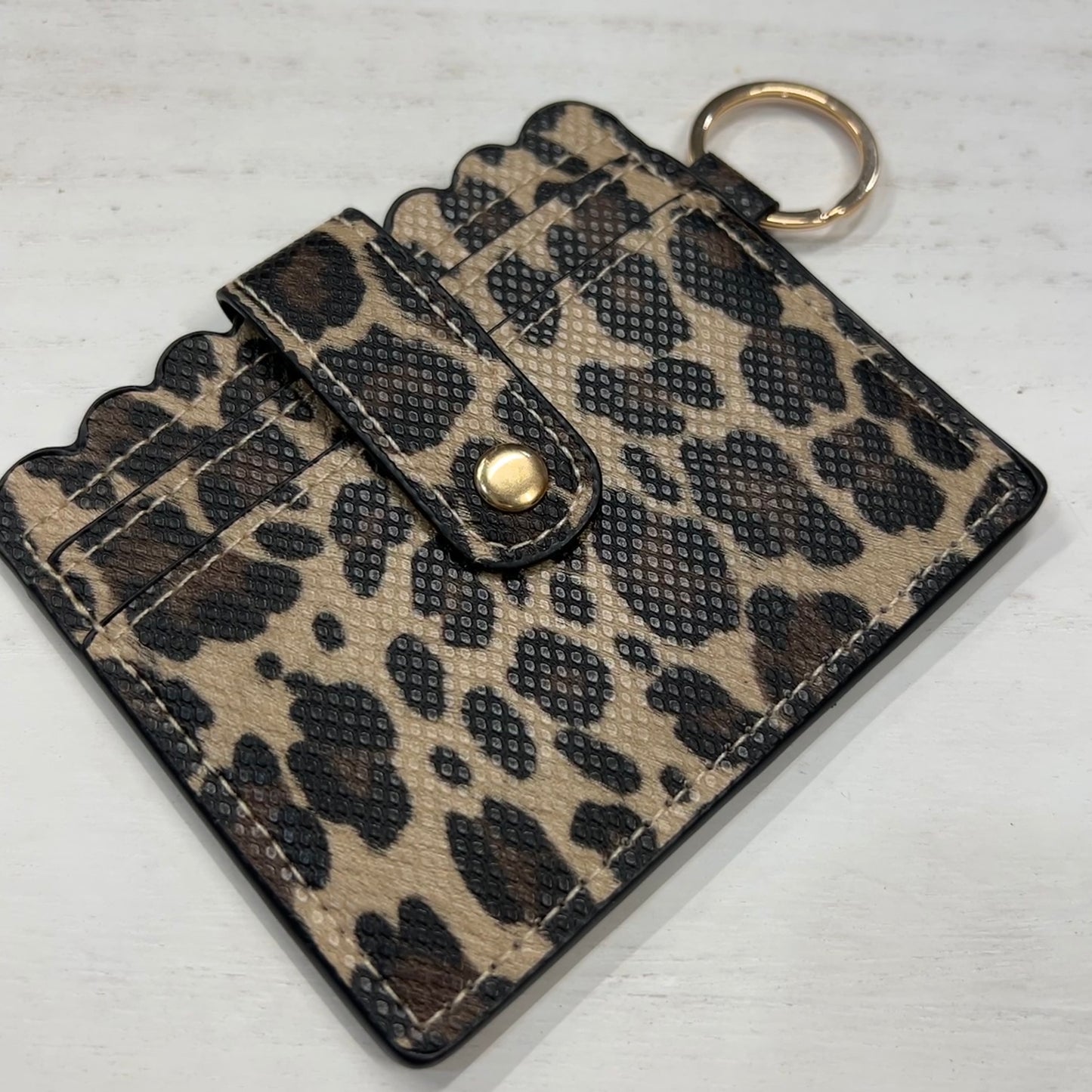 Brown Leopard Wallet