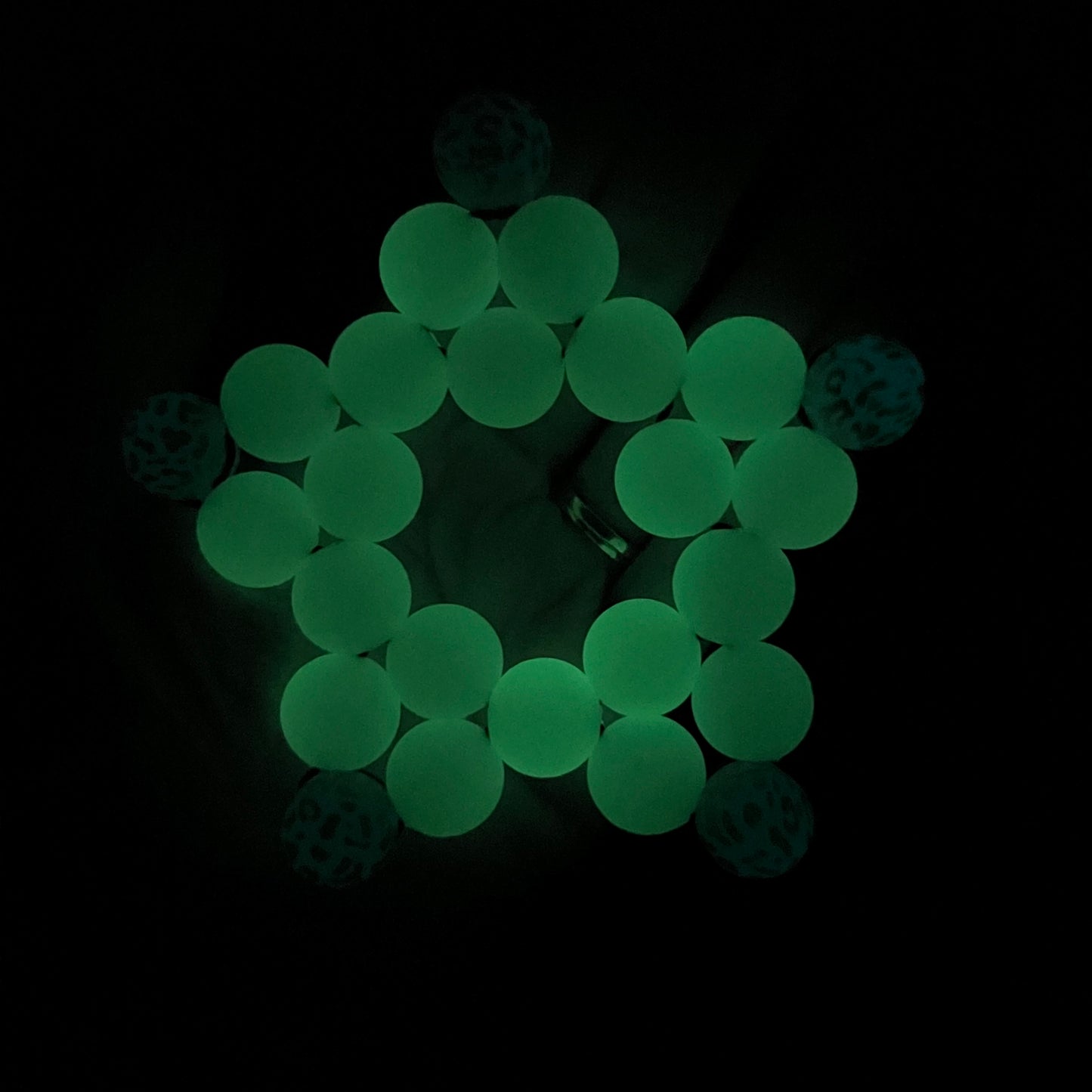Glow Leopard Star Ornament
