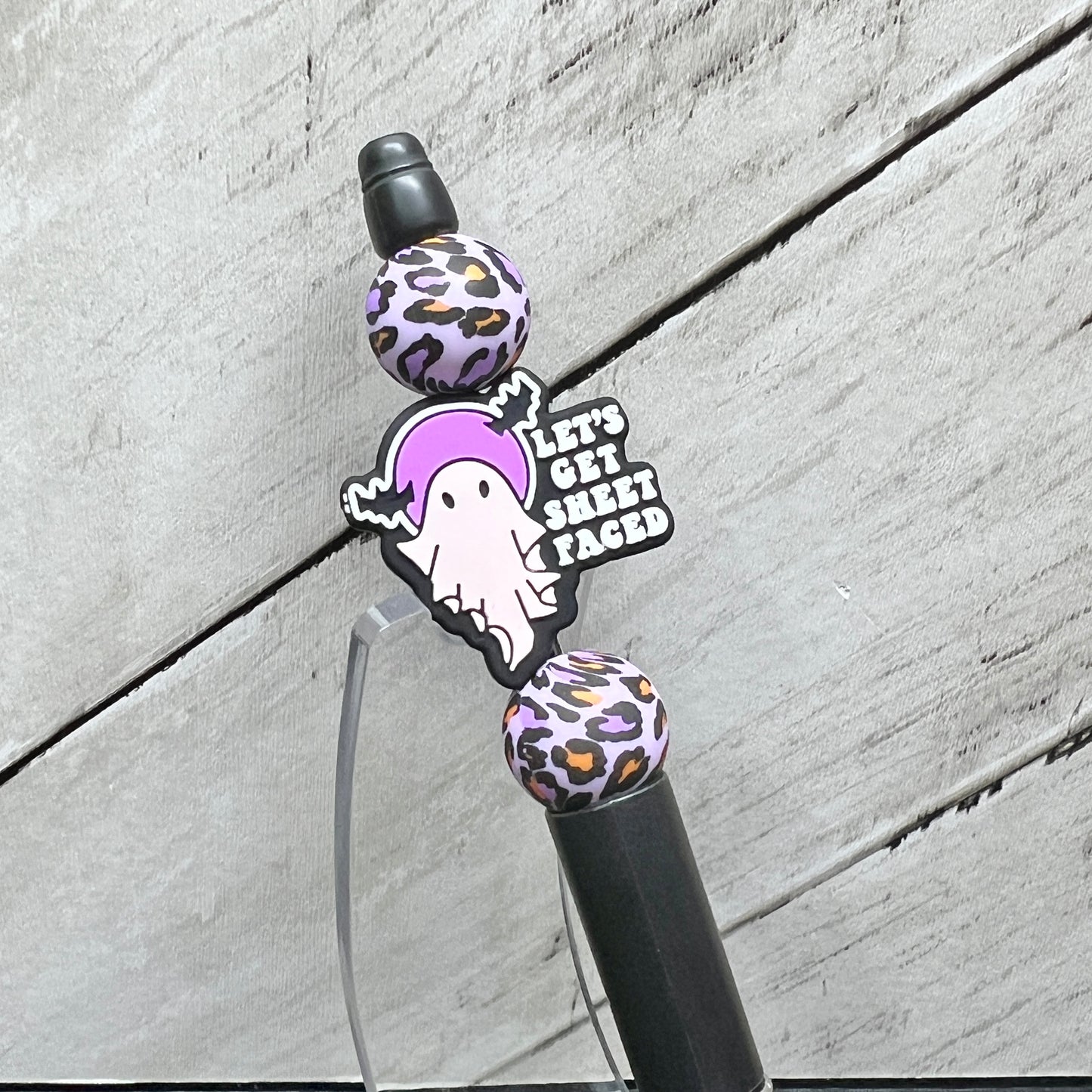 Let's Get Sheet Faced Plastic Pen