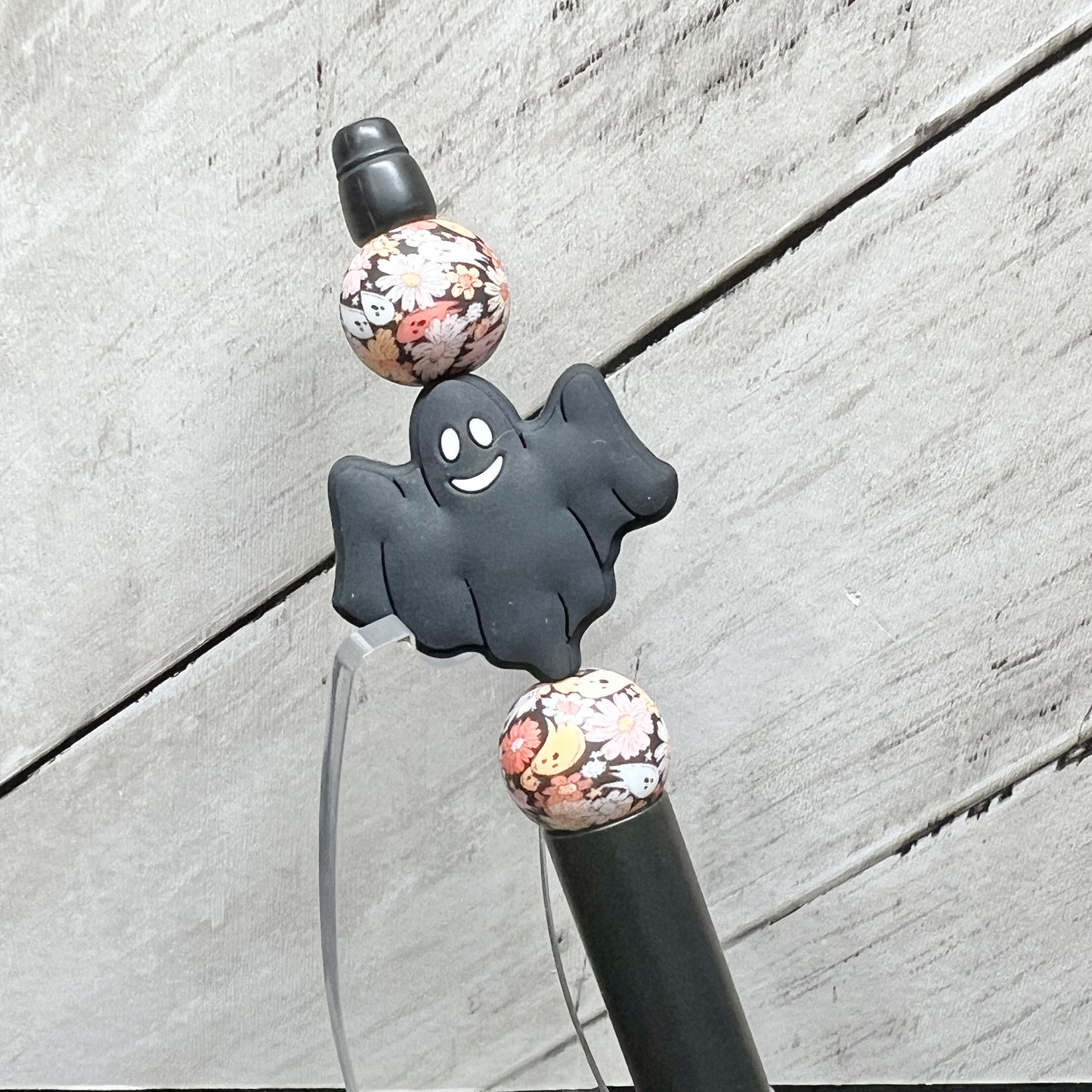 Black Ghost Garden Plastic Pen