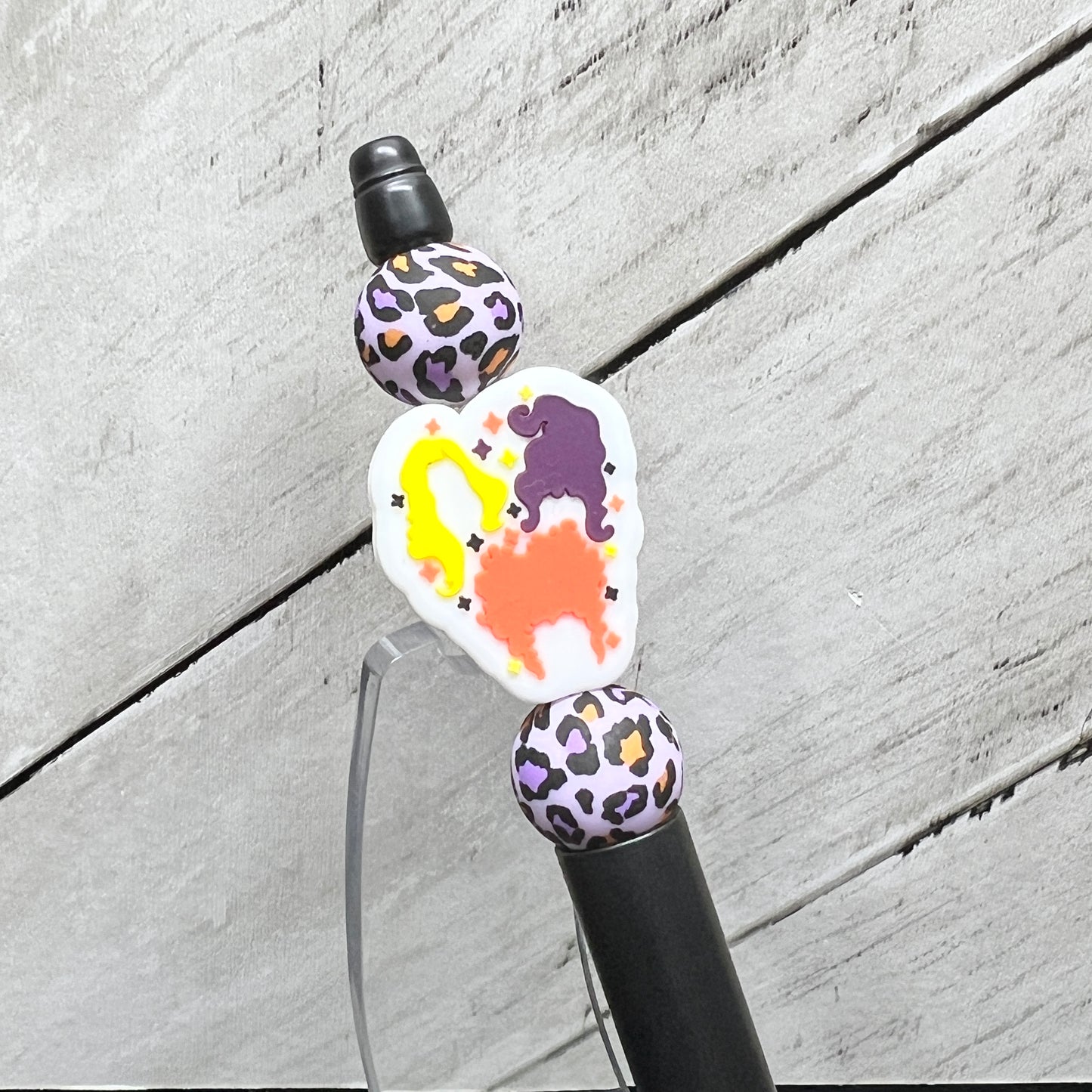 Leopard Witch Hair Plastic Pen