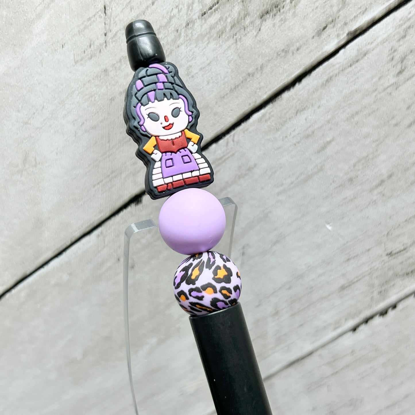 Dark Hair Witch Plastic Pen