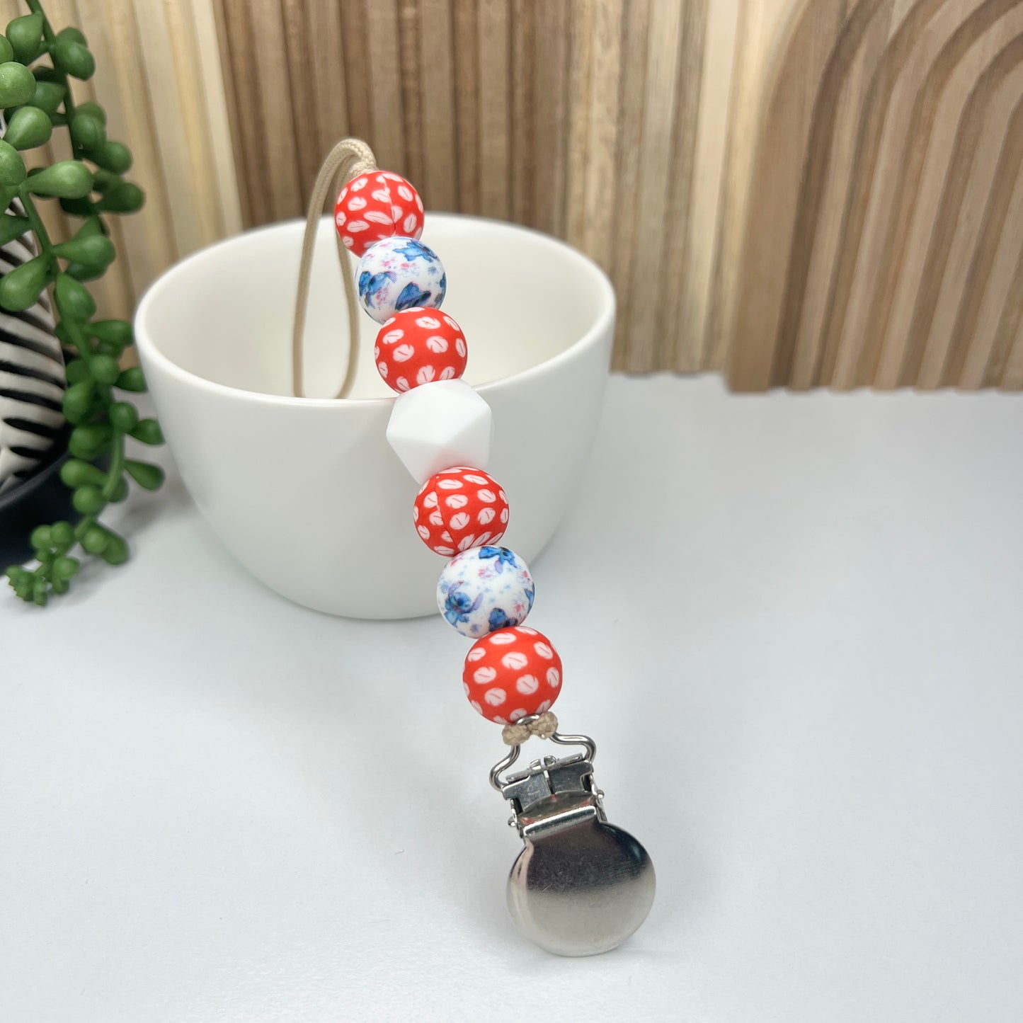 Ohana Pacifier Clip