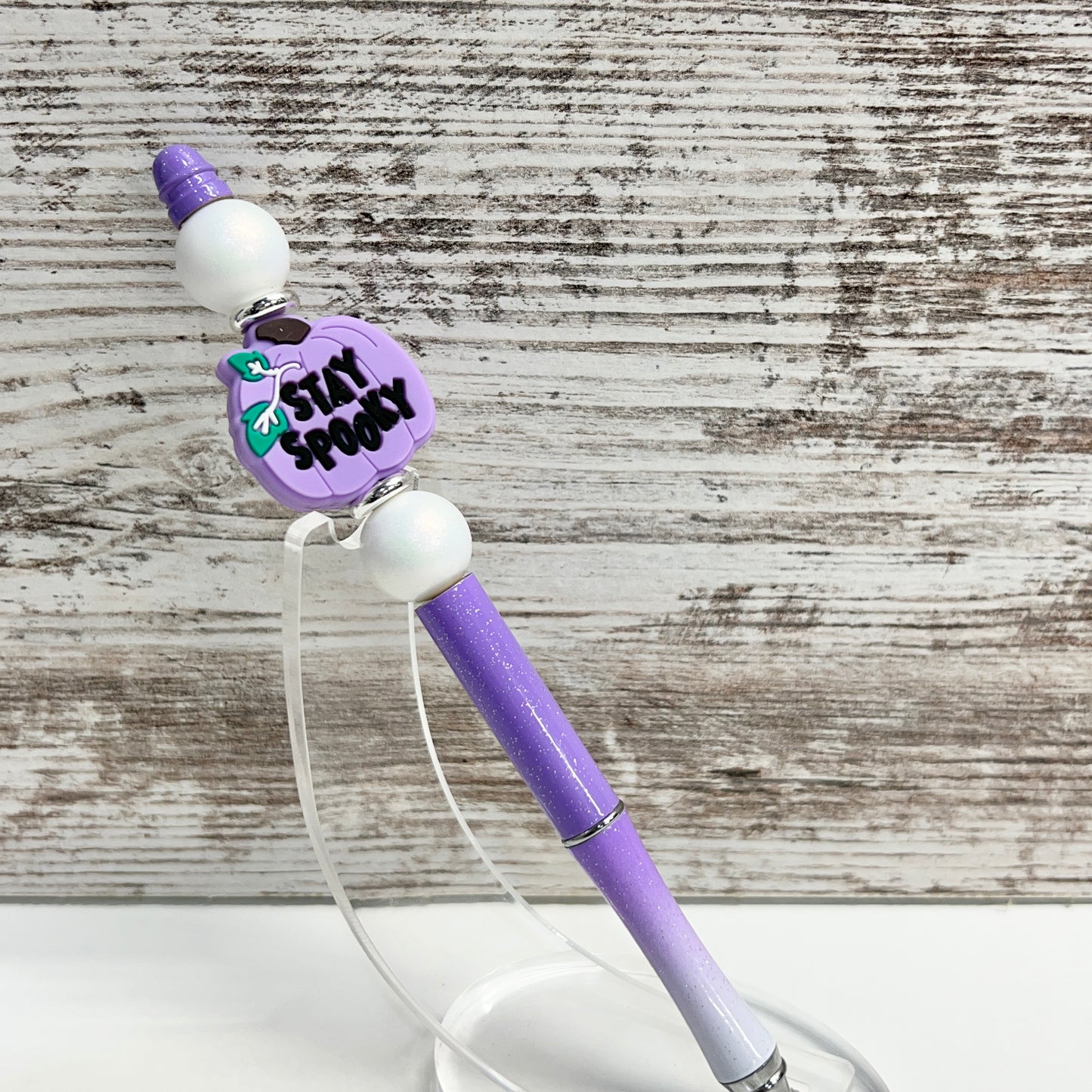 Stay Spooky Purple Ombre Metal Pen