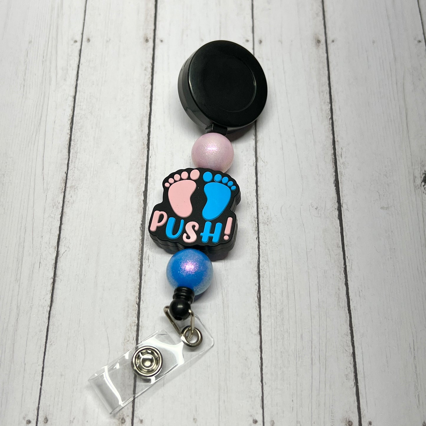PUSH Footprint Badge Reel
