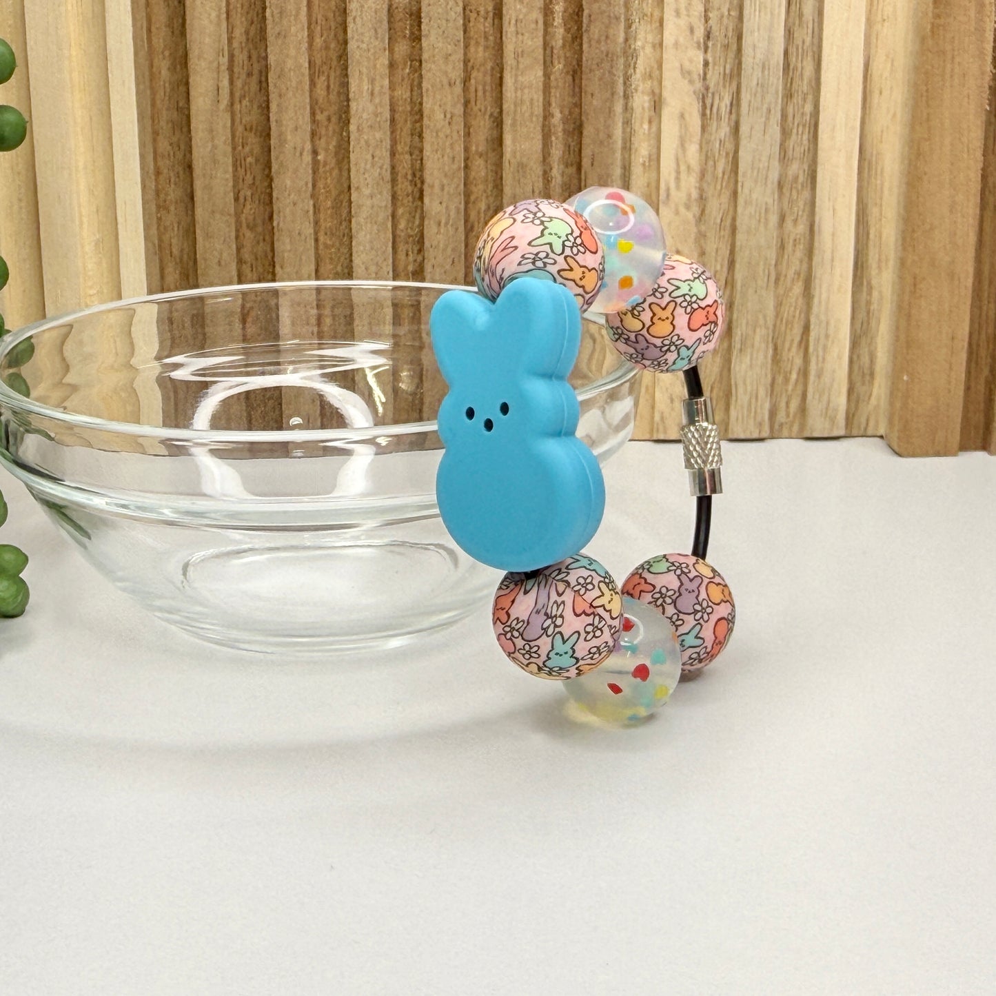 Blue Peep Cup Charm