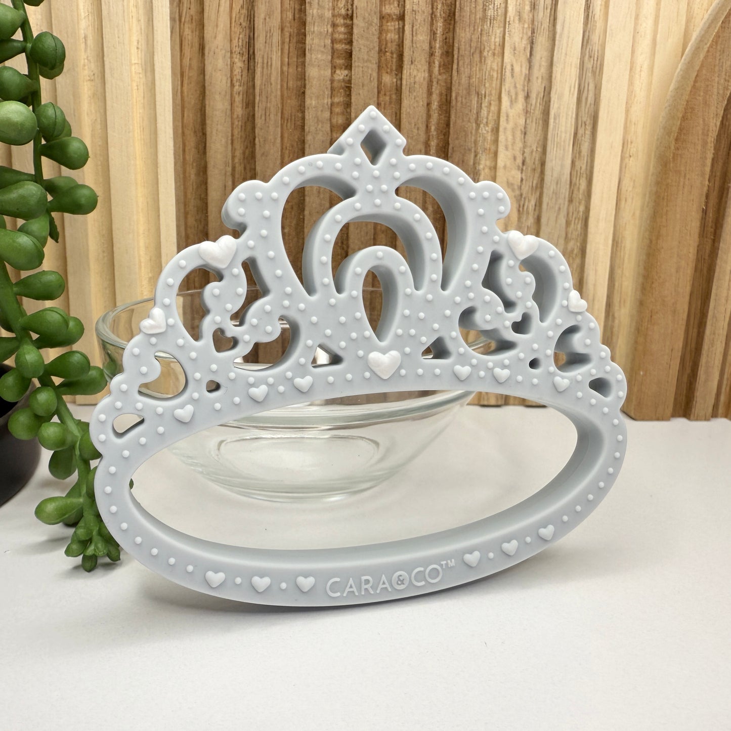 Ice Blue Tiara Teether