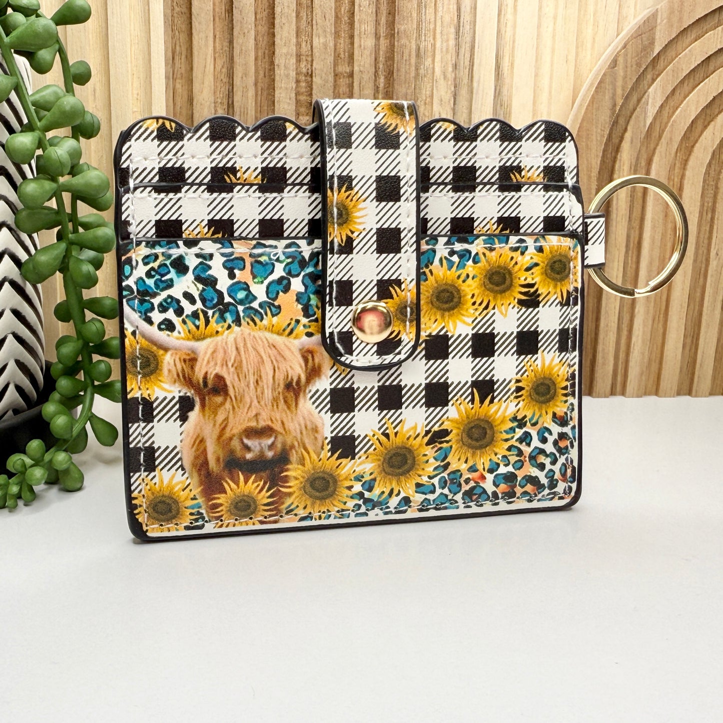 Highland Checkered Wallet