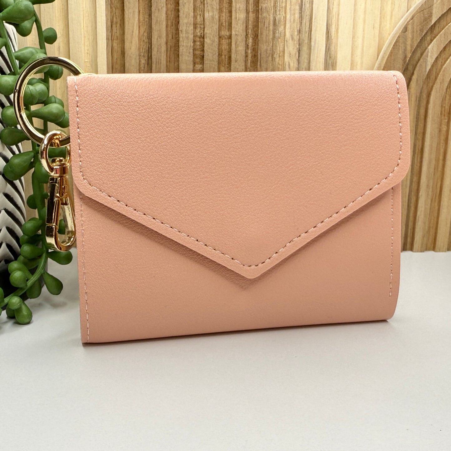 Peachy Tri-Fold Wallet