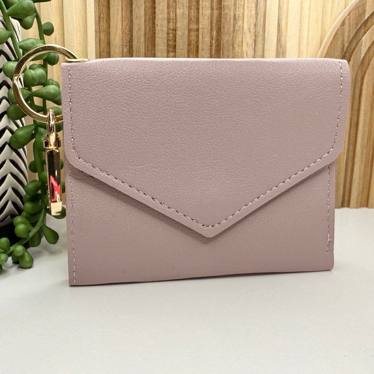 Purpley Mauve Tri-Fold Wallet