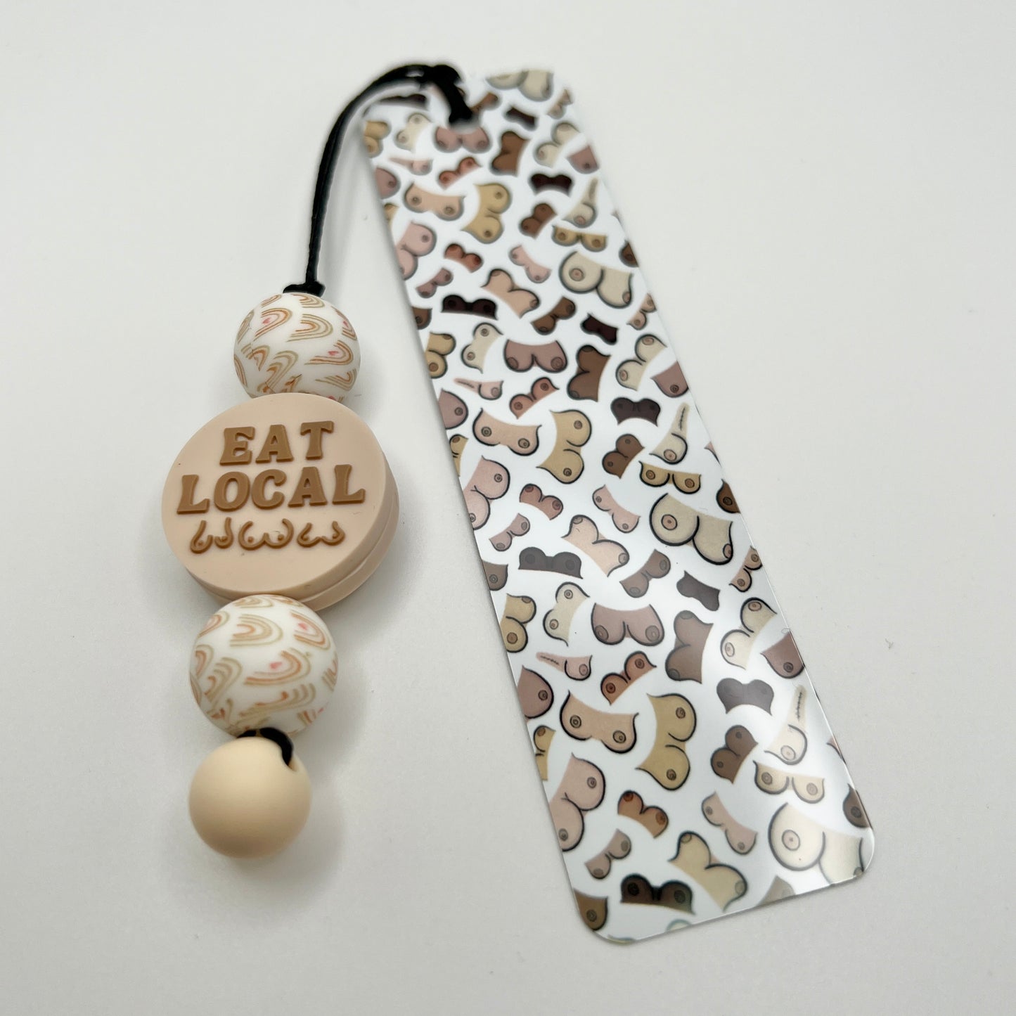 Eat Local Bookmark w/Beads