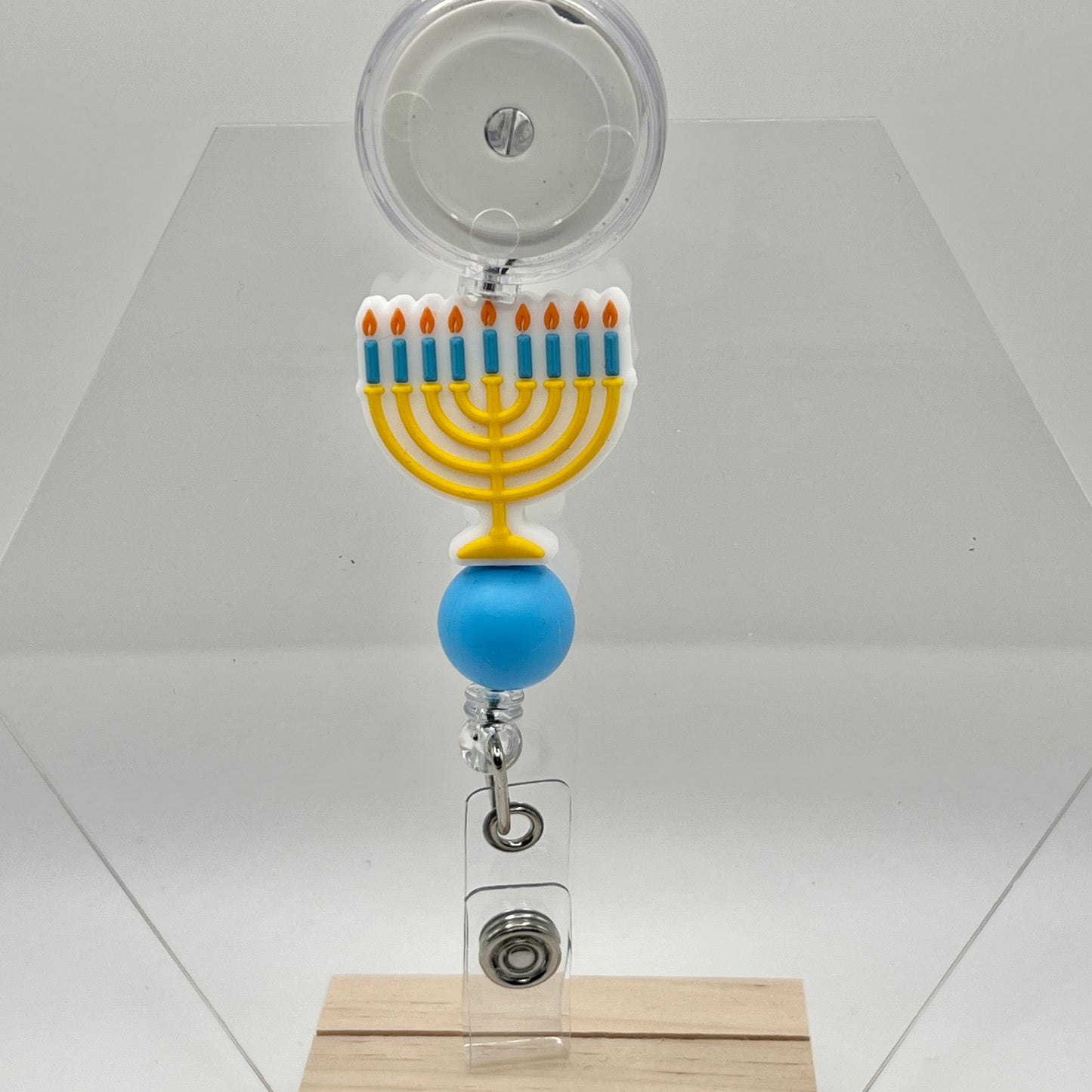 Menorah Badge Reel