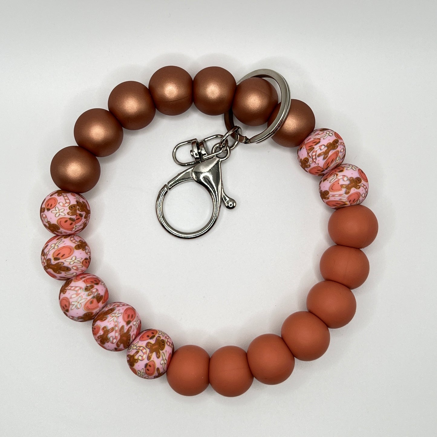 Gingerbread Smiles Wristlet