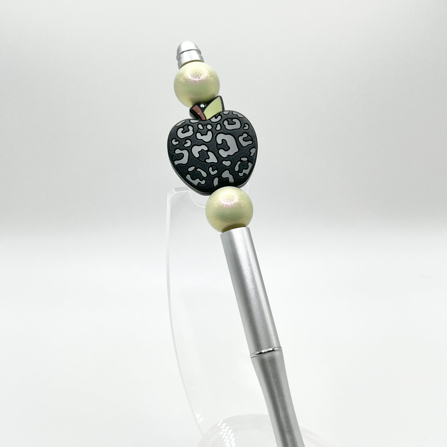 Black Leopard Apple Metal Pen