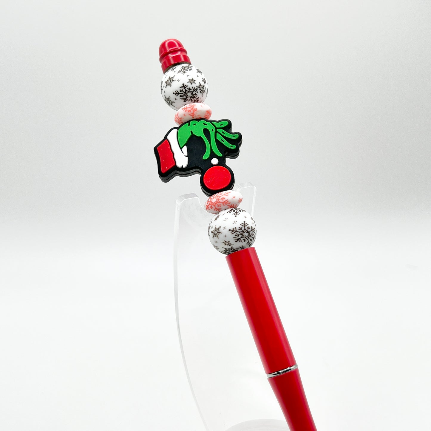 Green Christmas Hand Metal Pen
