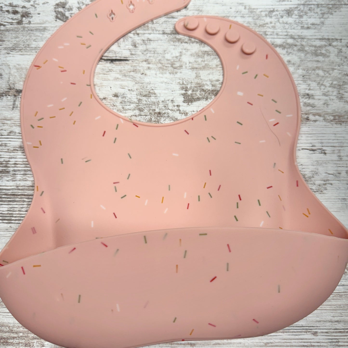 Silicone Bib | Peachy-ish Sprinkles