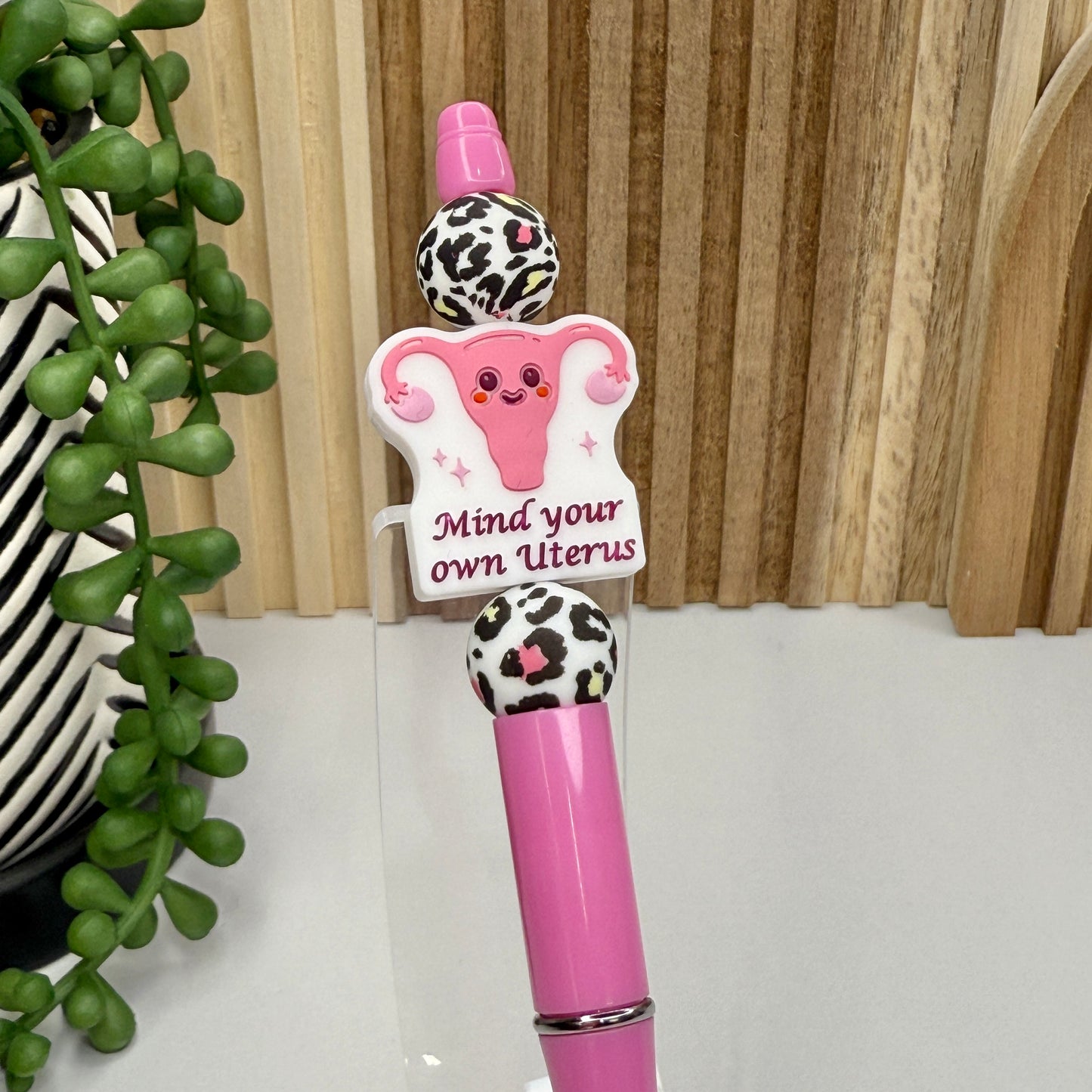 Mind Your Own Uterus Plastic Pen