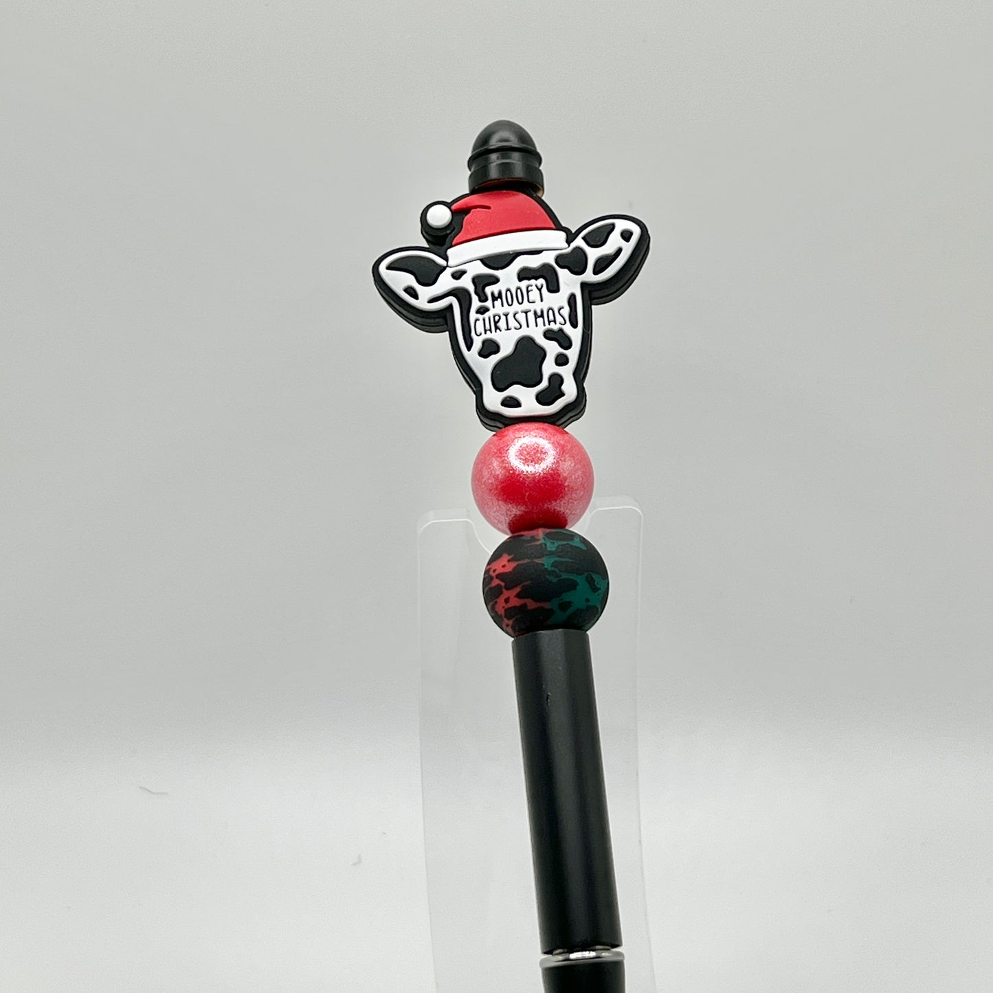 Red Mooey Christmas Metal Pen