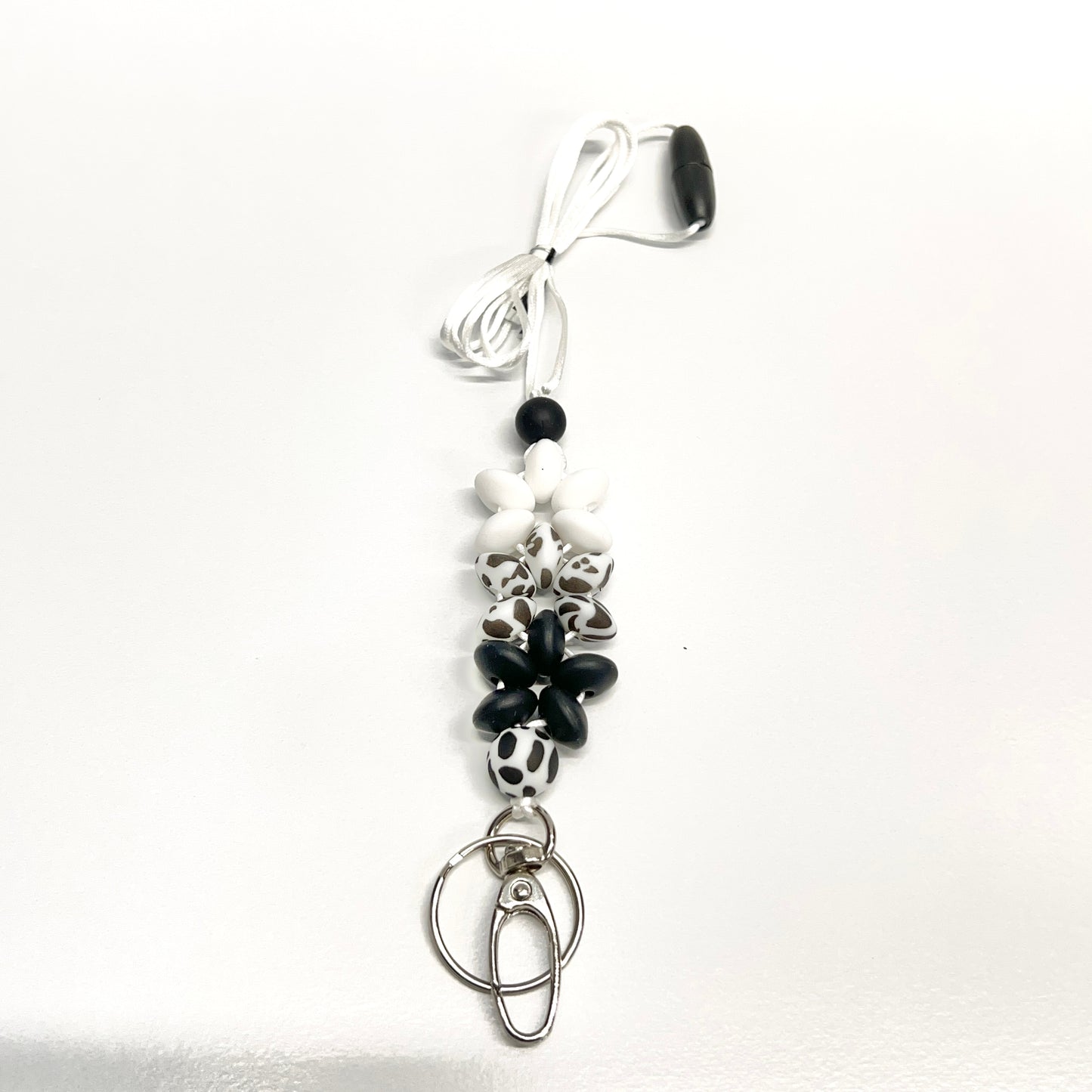 Cow Flower Lanyard