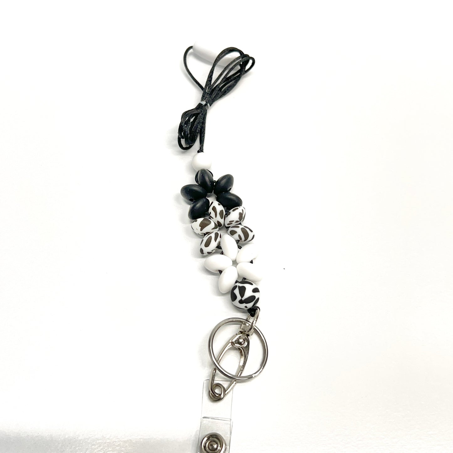 Cow Flower Lanyard